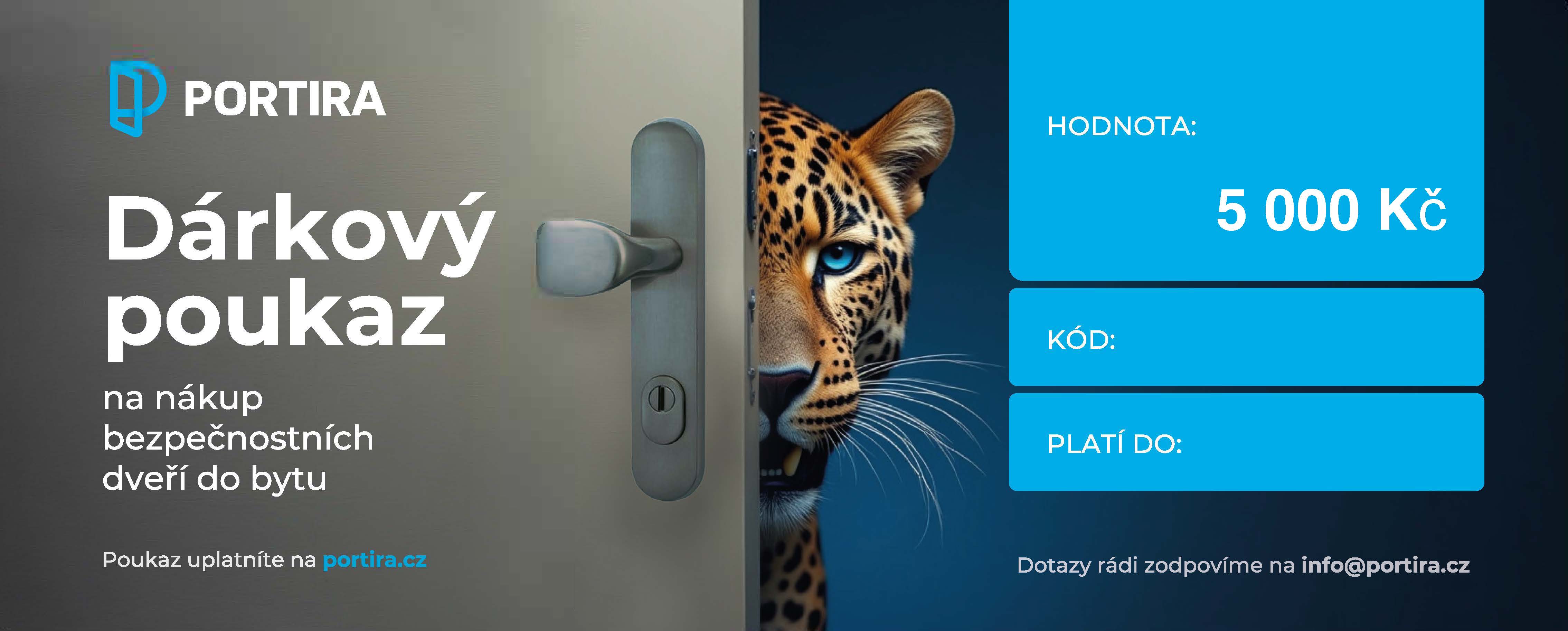 Dárkový poukaz na 5 000 Kč