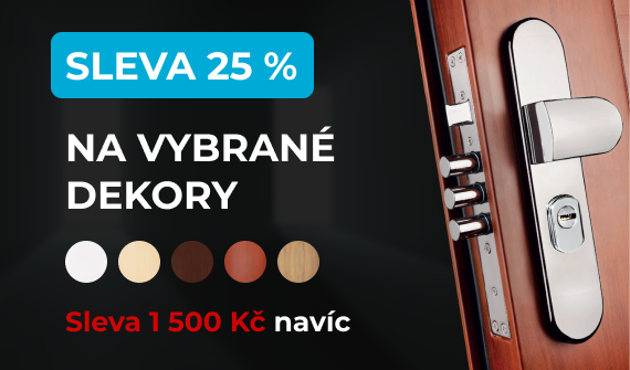 Sleva 25 % na vybrané dekory